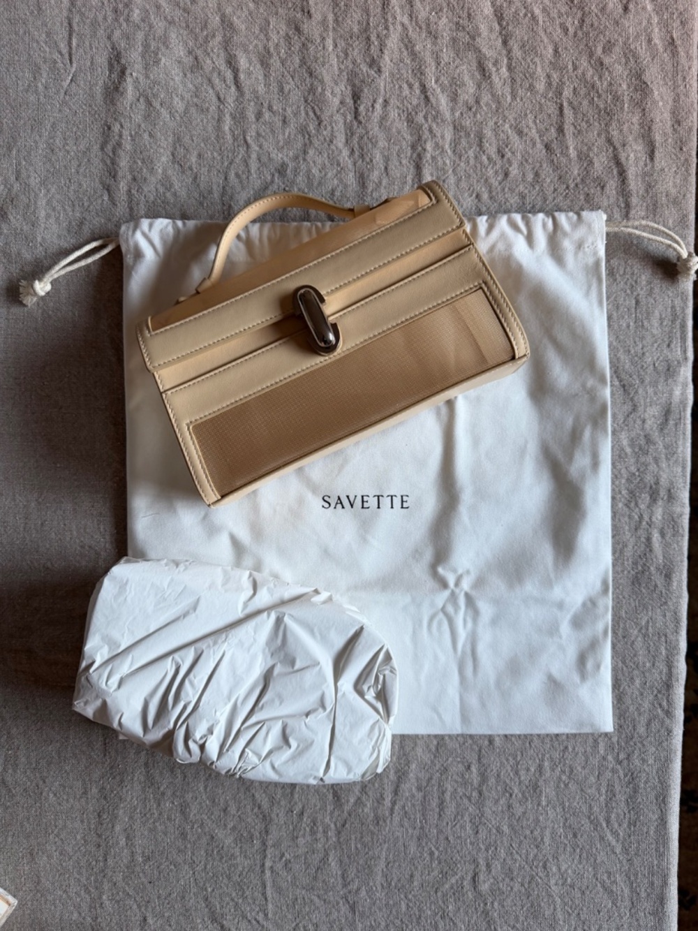 Savette Mesh Pochette Bag